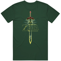 Zelda Master Sword Vintage Retro Forest Green T Shirt Zelda Master Sword Vintage Retro Forest Green T Shirt