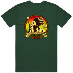 Chillum With My Nagas Vintage Retro Forest Green T Shirt Chillum With My Nagas Vintage Retro Forest Green T Shirt