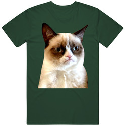 Original Grumpy Cat No Miserable Feline Vintage Retro Forest Green T Shirt Original Grumpy Cat No Miserable Feline Vintage Retro Forest Green T Shirt