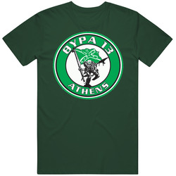 Panathinaikos Pao Soccer Gate 13 Logo Vintage Retro Forest Green T Shirt Panathinaikos Pao Soccer Gate 13 Logo Vintage Retro Forest Green T Shirt