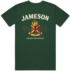 Jameson Vintage Retro Forest Green T Shirt
