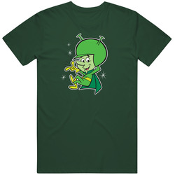 Great Gazoo, Flintstones, T-Shirt, Fred Flintstone, Barney Rubble, Cartoon, Retro Vintage Retro Forest Green T Shirt Great Gazoo, Flintstones, T-Shirt, Fred Flintstone, Barney Rubble, Cartoon, Retro Vintage Retro Forest Green T Shirt