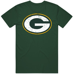 Green Bay Packers Distressed Vintage Retro Forest Green T Shirt Green Bay Packers Distressed Vintage Retro Forest Green T Shirt