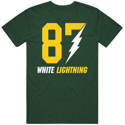 Jordy Nelson White Lightning Gb Green Bay Football Vintage Retro Forest Green T Shirt Jordy Nelson White Lightning Gb Green Bay Football Vintage Retro Forest Green T Shirt