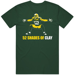 52 Shades Of Clay Matthews Green Bay Football Cheesehead Vintage Retro Forest Green T Shirt 52 Shades Of Clay Matthews Green Bay Football Cheesehead Vintage Retro Forest Green T Shirt