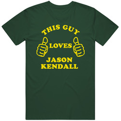 Jason Kendall This Guy Loves Basketball Hockey Baseball Football Vintage Forest Green Classic Unisex T Shirt Jason Kendall This Guy Loves Basketball Hockey Baseball Football Vintage Forest Green Classic Unisex T Shirt