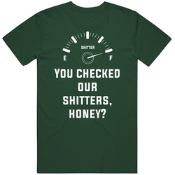 Checked Our Shitters National Lampoons Christmas Vacation Sh*ters Full Quote Vintage Forest Green Classic Unisex T Shirt Checked Our Shitters National Lampoons Christmas Vacation Sh*ters Full Quote Vintage Forest Green Classic Unisex T Shirt