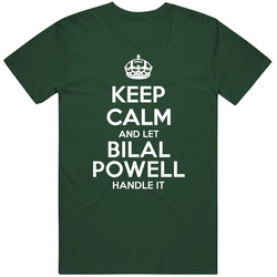 Keep Calm And Let Bilal Powell Handle It New York Ny Football Player Sports Fan Vintage Forest Green Classic Unisex T Shirt Keep Calm And Let Bilal Powell Handle It New York Ny Football Player Sports Fan Vintage Forest Green Classic Unisex T Shirt