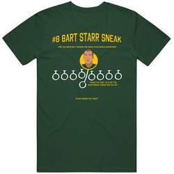 Bart Starr Sneak Play Green Bay Football Vintage Forest Green Classic Unisex T Shirt Bart Starr Sneak Play Green Bay Football Vintage Forest Green Classic Unisex T Shirt