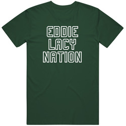 Eddie Lacy Nation Green Bay Football Player Trending Fan Vintage Forest Green Classic Unisex T Shirt Eddie Lacy Nation Green Bay Football Player Trending Fan Vintage Forest Green Classic Unisex T Shirt