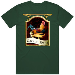 Cock And Hand Pub Funny Uk Vintage Forest Green Classic Unisex T Shirt Cock And Hand Pub Funny Uk Vintage Forest Green Classic Unisex T Shirt