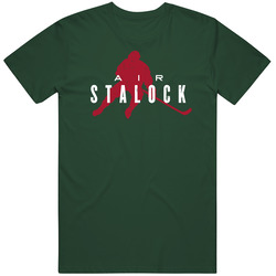 Air Alex Stalock Minnesota Hockey Funny Player Parody Fan Vintage Forest Green Classic Unisex T Shirt