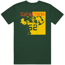 Clay Matthews Scarface Style Vintage Forest Green Classic Unisex T Shirt Clay Matthews Scarface Style Vintage Forest Green Classic Unisex T Shirt