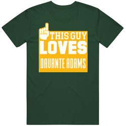 This Guy Loves Davante Adams Green Bay Football Team Fan Vintage Forest Green Classic Unisex T Shirt This Guy Loves Davante Adams Green Bay Football Team Fan Vintage Forest Green Classic Unisex T Shirt