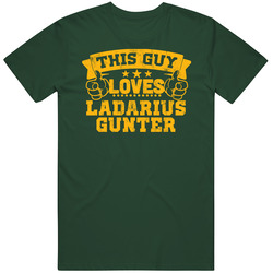 This Guy Loves Ladarius Gunter Green Bay Football Sports Athlete Vintage Forest Green Classic Unisex T Shirt This Guy Loves Ladarius Gunter Green Bay Football Sports Athlete Vintage Forest Green Classic Unisex T Shirt