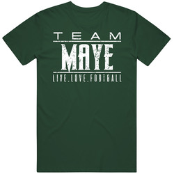 Marcus Maye Live Love New York J Football Sports Athlete Vintage Forest Green Classic Unisex T Shirt