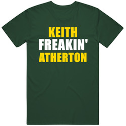 Keith Atherton Freakin Baseball Oakland Sports California Vintage Forest Green Classic Unisex T Shirt Keith Atherton Freakin Baseball Oakland Sports California Vintage Forest Green Classic Unisex T Shirt