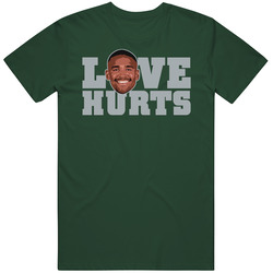 Jalen Love Hurts Green Vintage Forest Green Classic Unisex T Shirt Jalen Love Hurts Green Vintage Forest Green Classic Unisex T Shirt