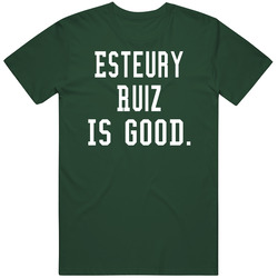 Esteury Ruiz Is Good Vintage Forest Green Classic Unisex T Shirt Esteury Ruiz Is Good Vintage Forest Green Classic Unisex T Shirt