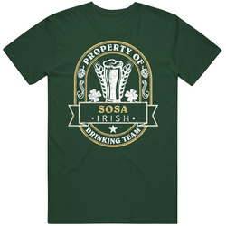 Sosa Property Of Custom Irish Last Name Drinking Team St Patricks Day Vintage Forest Green Classic Unisex T Shirt Sosa Property Of Custom Irish Last Name Drinking Team St Patricks Day Vintage Forest Green Classic Unisex T Shirt