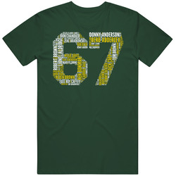 Green Bay Football 1967 Superbowl Champions Team Roster Retro Sports Fan Vintage Forest Green Classic Unisex T Shirt Green Bay Football 1967 Superbowl Champions Team Roster Retro Sports Fan Vintage Forest Green Classic Unisex T Shirt