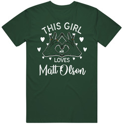 Matt Olson This Girl Loves Oakland Baseball Player Fan Vintage Forest Green Classic Unisex T Shirt Matt Olson This Girl Loves Oakland Baseball Player Fan Vintage Forest Green Classic Unisex T Shirt