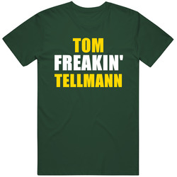 Tom Tellmann Freakin Baseball Oakland Sports California Vintage Forest Green Classic Unisex T Shirt Tom Tellmann Freakin Baseball Oakland Sports California Vintage Forest Green Classic Unisex T Shirt
