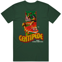 Atari Centipede 1982 Videogame Vintage Forest Green Classic Unisex T Shirt Atari Centipede 1982 Videogame Vintage Forest Green Classic Unisex T Shirt