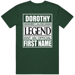 Because Legend Official First Name Funny Vintage Forest Green Classic Unisex T Shirt Because Legend Official First Name Funny Vintage Forest Green Classic Unisex T Shirt