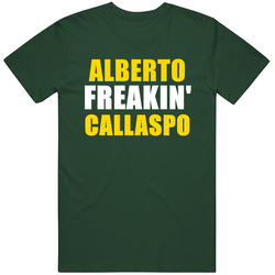 Alberto Callaspo Freakin Baseball Oakland Sports California Vintage Forest Green Classic Unisex T Shirt Alberto Callaspo Freakin Baseball Oakland Sports California Vintage Forest Green Classic Unisex T Shirt