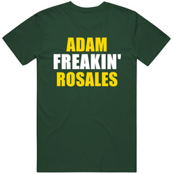 Adam Rosales Freakin Baseball Oakland Sports California Vintage Forest Green Classic Unisex T Shirt Adam Rosales Freakin Baseball Oakland Sports California Vintage Forest Green Classic Unisex T Shirt