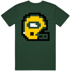 Green Bay Football Team 8 Bit Helmet Icon Vintage Forest Green Classic Unisex T Shirt Green Bay Football Team 8 Bit Helmet Icon Vintage Forest Green Classic Unisex T Shirt