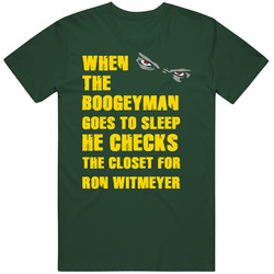 Ron Witmeyer California Boogeyman Basketball Hockey Baseball Football Vintage Forest Green Classic Unisex T Shirt Ron Witmeyer California Boogeyman Basketball Hockey Baseball Football Vintage Forest Green Classic Unisex T Shirt