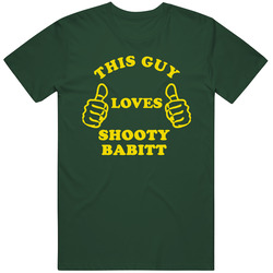 Shooty Babitt This Guy Loves Basketball Hockey Baseball Football Vintage Forest Green Classic Unisex T Shirt Shooty Babitt This Guy Loves Basketball Hockey Baseball Football Vintage Forest Green Classic Unisex T Shirt