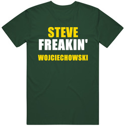 Steve Wojciechowski Freakin Baseball Oakland Sports California Vintage Forest Green Classic Unisex T Shirt