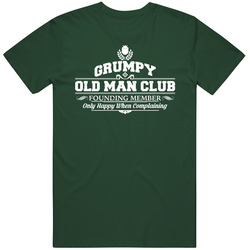 Grumpy Old Man Club Funny Founding Member Worn Look Vintage Forest Green Classic Unisex T Shirt Grumpy Old Man Club Funny Founding Member Worn Look Vintage Forest Green Classic Unisex T Shirt
