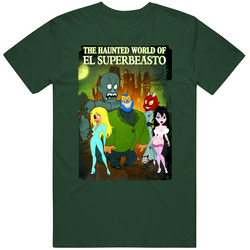 The Haunted World Of El Superbeasto Movie Vintage Forest Green Classic Unisex T Shirt The Haunted World Of El Superbeasto Movie Vintage Forest Green Classic Unisex T Shirt
