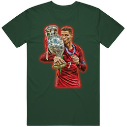 Ronaldo European Champion Vintage Forest Green Classic Unisex T Shirt Ronaldo European Champion Vintage Forest Green Classic Unisex T Shirt