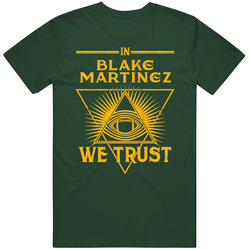 Blake Martinez We Trust Sports Football Green Bay Fan Vintage Forest Green Classic Unisex T Shirt Blake Martinez We Trust Sports Football Green Bay Fan Vintage Forest Green Classic Unisex T Shirt