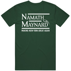 Joe Namath Don Maynard President New York Football Duo Fan Vintage Forest Green Classic Unisex T Shirt Joe Namath Don Maynard President New York Football Duo Fan Vintage Forest Green Classic Unisex T Shirt