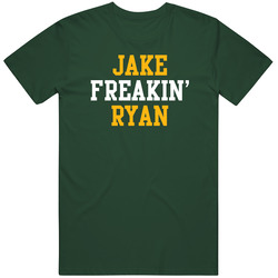 Jake Freakin' Ryan Green Bay Football Player Cool Fan Vintage Forest Green Classic Unisex T Shirt Jake Freakin' Ryan Green Bay Football Player Cool Fan Vintage Forest Green Classic Unisex T Shirt