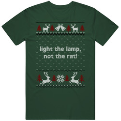 Light The Lamp, Not The Rat Muppets Christmas Ugly Vintage Forest Green Classic Unisex T Shirt Light The Lamp, Not The Rat Muppets Christmas Ugly Vintage Forest Green Classic Unisex T Shirt