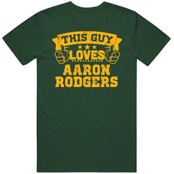 This Guy Loves Aaron Rodgers Green Bay Football Sports Athlete Vintage Forest Green Classic Unisex T Shirt This Guy Loves Aaron Rodgers Green Bay Football Sports Athlete Vintage Forest Green Classic Unisex T Shirt