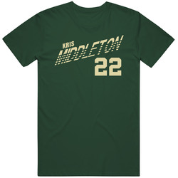 Kris Middleton 22 Favorite Player Milwaukee Basketball Fan Vintage Forest Green Classic Unisex T Shirt