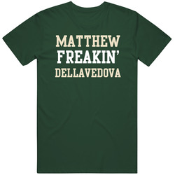 Matthew Freakin Dellavedova Milwaukee Basketball Player Sports Fan Vintage Forest Green Classic Unisex T Shirt