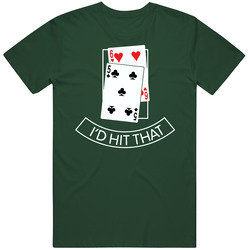 Blackjack Hit That Funny Vintage Forest Green Classic Unisex T Shirt Blackjack Hit That Funny Vintage Forest Green Classic Unisex T Shirt