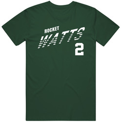Rocket Watts 2 Favorite Player Michigan State College Basketball Fan Vintage Forest Green Classic Unisex T Shirt