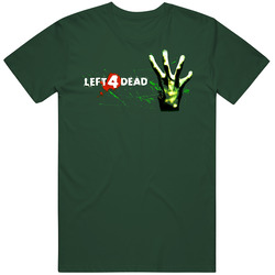 Left 4 Dead Zombie Video Game Vintage Forest Green Classic Unisex T Shirt Left 4 Dead Zombie Video Game Vintage Forest Green Classic Unisex T Shirt