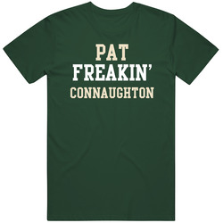 Pat Freakin Connaughton Milwaukee Basketball Player Sports Fan Vintage Forest Green Classic Unisex T Shirt