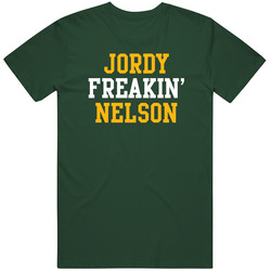 Jordy Freakin' Nelson Green Bay Football Player Cool Fan Vintage Forest Green Classic Unisex T Shirt